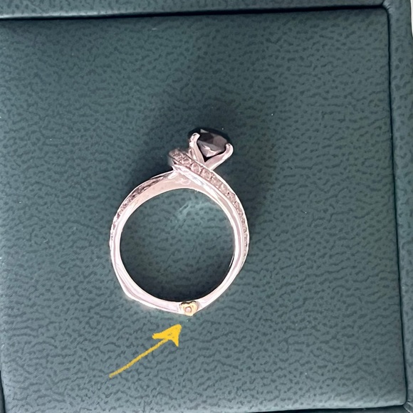 NEW Mark Schneider Faithful- 1.5ct black diamond,.61 rnd diamonds,size 5 - Picture 9 of 11